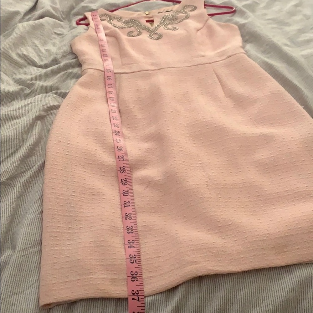 Ellen Tracy light pink tweed dress - Picture 6 of 6